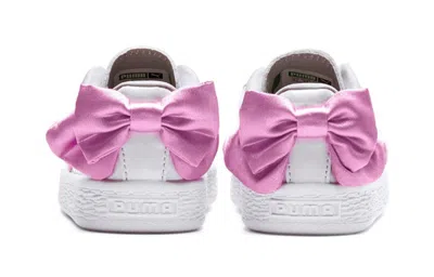 Puma (ps)  Basket Bow Patent In White