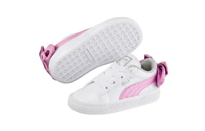 Puma (ps)  Basket Bow Patent In White