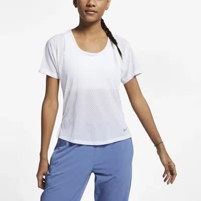 Nike (wmns)  Breathe Miler Running Short Sleeve White