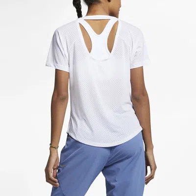 Nike (wmns)  Breathe Miler Running Short Sleeve White
