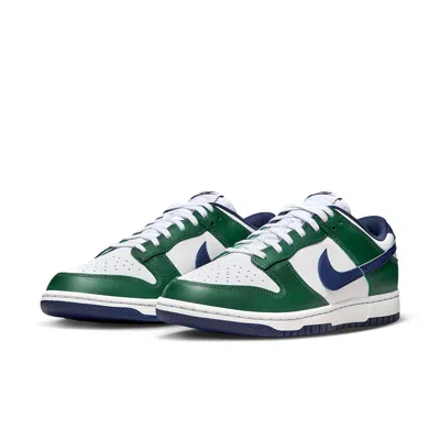 Nike Dunk Low 'fir Midnight Navy' In Green