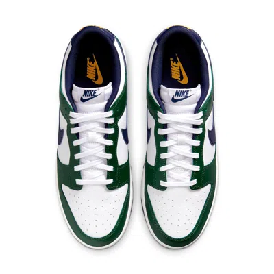 Nike Dunk Low 'fir Midnight Navy' In Green