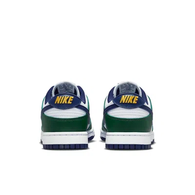 Nike Dunk Low 'fir Midnight Navy' In Green
