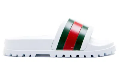 Gucci Web Slide 'white'