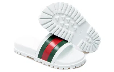 Gucci Web Slide 'white'