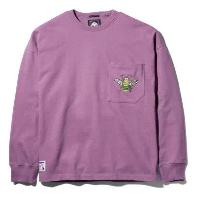 Timberland X Billionaire Boys Club's Bee Line Pocket Long Sleeves T-shirt 'purple' In Purple
