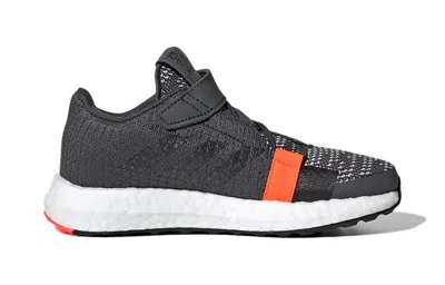 Adidas Originals (ps) Adidas Senseboost Go El J 'solar Red' In Gray