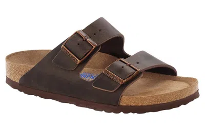 Birkenstock Arizona Soft Footbed Oiled Leather Narrow Fit 'habana'
