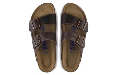 Birkenstock Arizona Soft Footbed Oiled Leather Narrow Fit 'habana'
