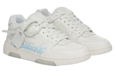 Off-white Out Of Office Low-top For Walking Sneaker 'white Blue' In White