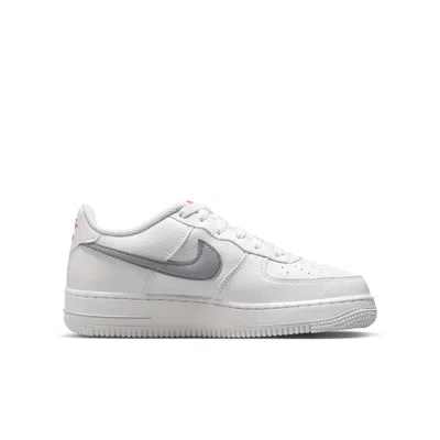 Nike (gs)  Air Force 1 Low 'white Grey Red'