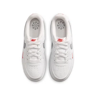 Nike (gs)  Air Force 1 Low 'white Grey Red'
