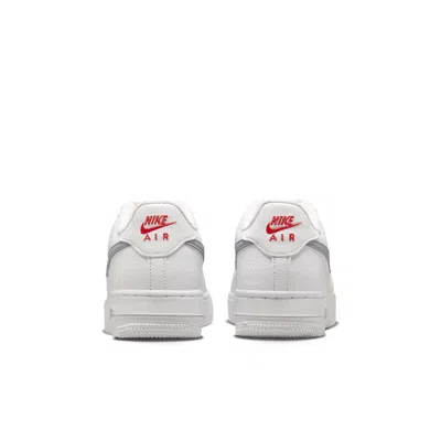 Nike (gs)  Air Force 1 Low 'white Grey Red'