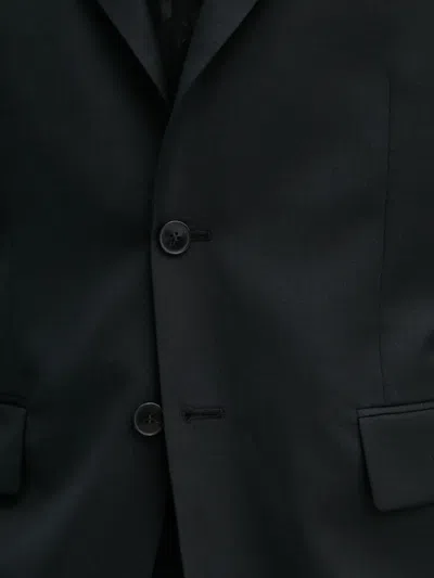 Karl Lagerfeld Notch-lapel Suit In Black
