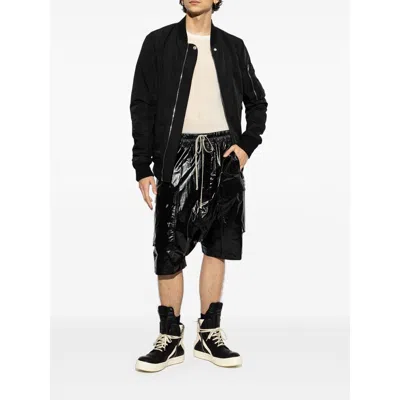 Rick Owens Geobasket Leather High-top Sneakers