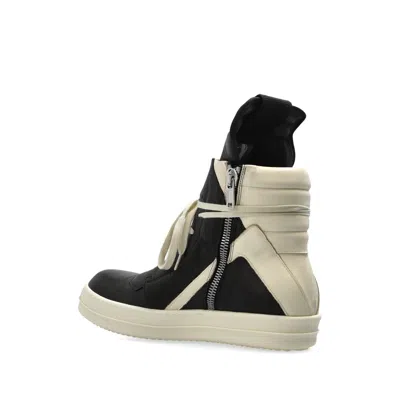 Rick Owens Geobasket Leather High-top Sneakers
