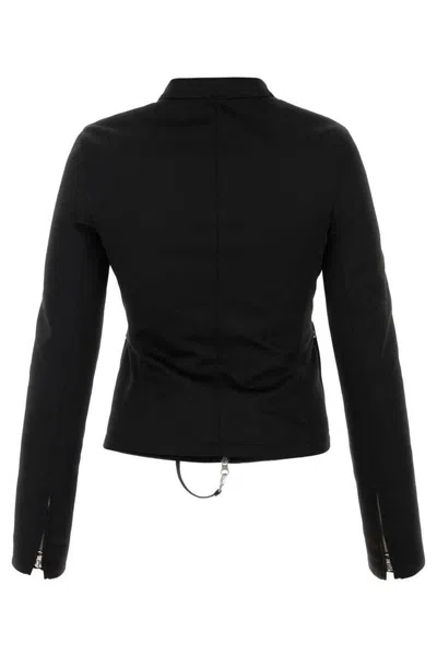 Courrèges Black Canvas Jacket
