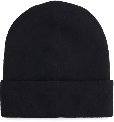Alexander Mcqueen Embroidered-logo Ribbed Beanie