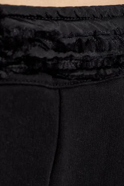 Mm6 Maison Margiela Black Cotton Joggers