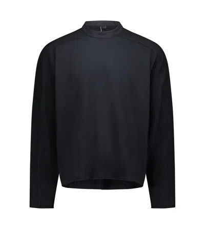 Entire Studios Black Cotton Oversize T-shirt In Black