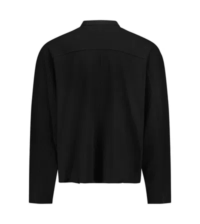 Entire Studios Black Cotton Oversize T-shirt In Black