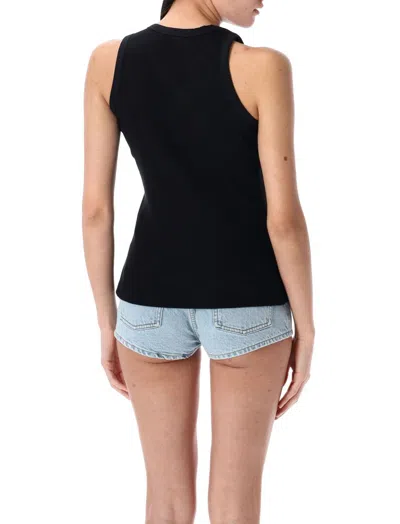 Coperni Women Black Cotton Tank Top