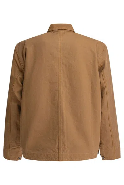 The North Face Cedar Canvas Work Jacket In Brown