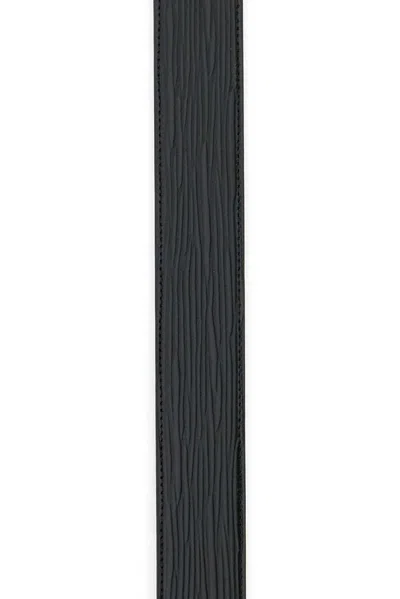 Montblanc Black Leather Belt