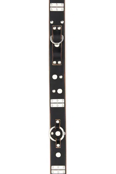 Prada Black Leather Belt