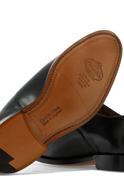 Church's Polished Leather Lace-up Shoes In Black