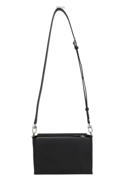 Montblanc Black Leather Crossbody Bag