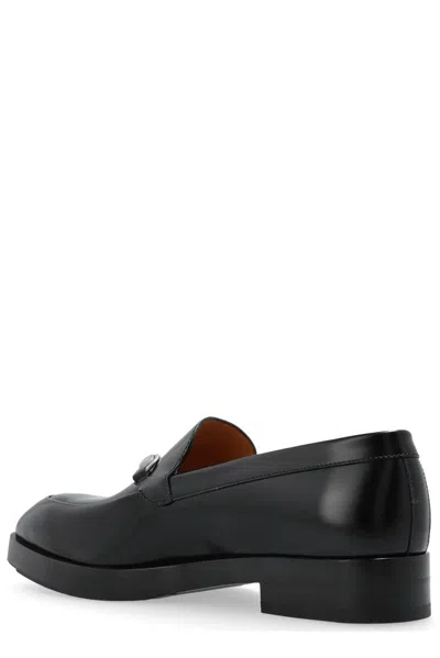 Gucci Men Leather Loafers With Horsebit