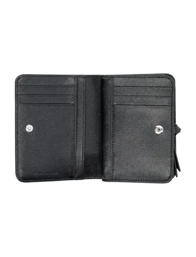 Marc Jacobs Black Leather Mini Compact Wallet