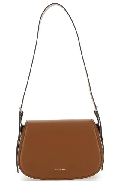 Michael Kors Caramel Leather Moore Shoulder Bag