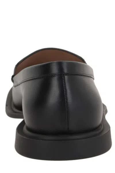 The Row Mocassini Nic In Pelle Nera  Donna