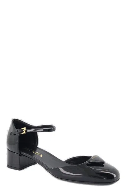 Prada Black Leather Pumps