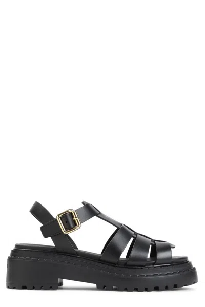 Prada Leather Cage Sandals