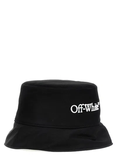 Off-white Black Polyester Bucket Hat