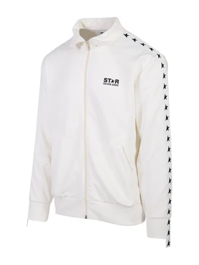 Golden Goose Deluxe Brand Ivory Polyester Denis Sweatshirt In White