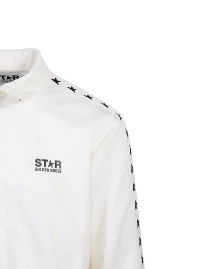 Golden Goose Deluxe Brand Ivory Polyester Denis Sweatshirt In White