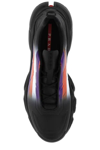 Prada Bold Design Rubber Cross Sneakers