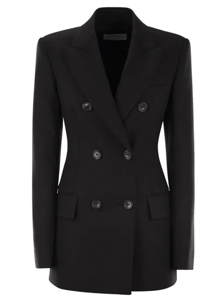 Sportmax Max Mara  Stretch Wool Fitted Blazer