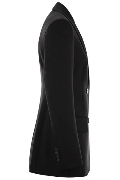 Sportmax Max Mara  Stretch Wool Fitted Blazer