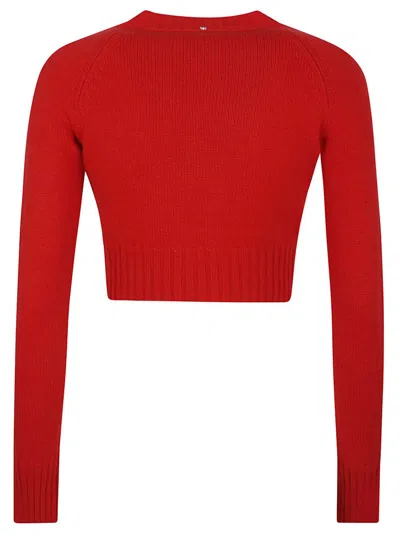 Sportmax Fragola Maglia-canottiera-top In Red