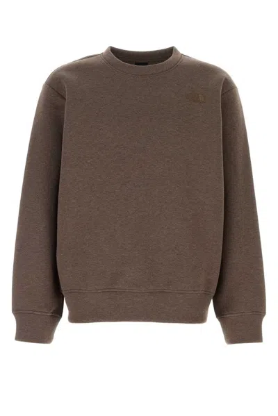 The North Face Scuba Jersey Creweneck Sweatshirt In Brown