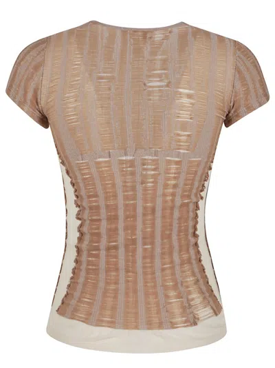 Diesel Contoured Knitwear Top With Modern Aesthetic