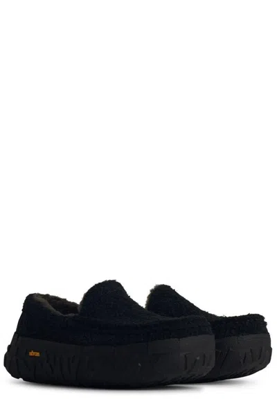 Ugg Camel Suede Ascot Slip Ons