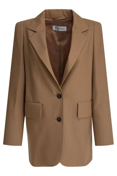 Max Mara Tailored Jackets With Notched Lapel And Flap Pockets