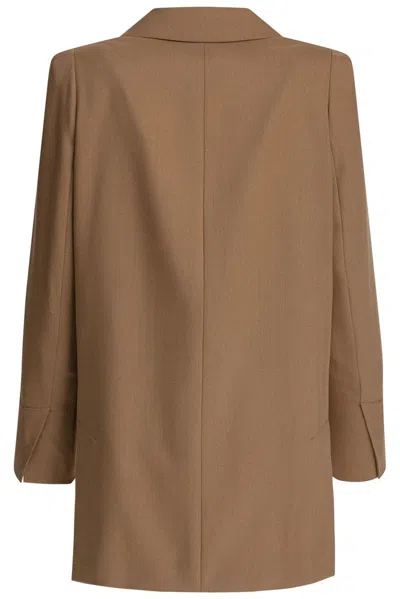 Max Mara Tailored Jackets With Notched Lapel And Flap Pockets
