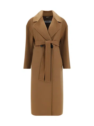 's Max Mara Camel Wool Blend Manuele Coat
